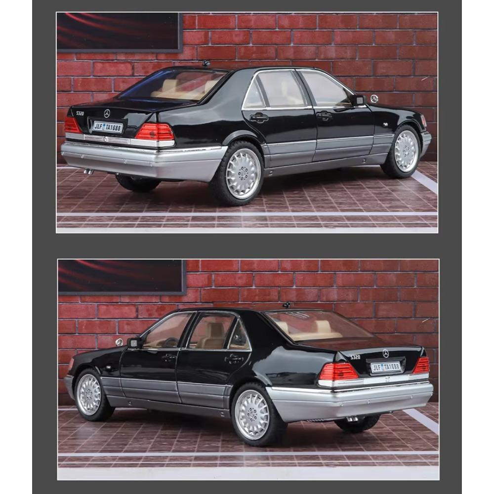 Масштаб 1/24 BENZ W140 S320 SEL Street Edition сплав ретро старая модель автомобиля литые металлические классические автомобили транспортные средства модель звук свет детские игрушки подарок