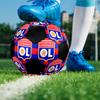 1PC OL size 5 soccer ball PrahaIndoor Soccer Ball Colorful All Ages Machine Stitched PVC Competition Ready Durable High-Bounce