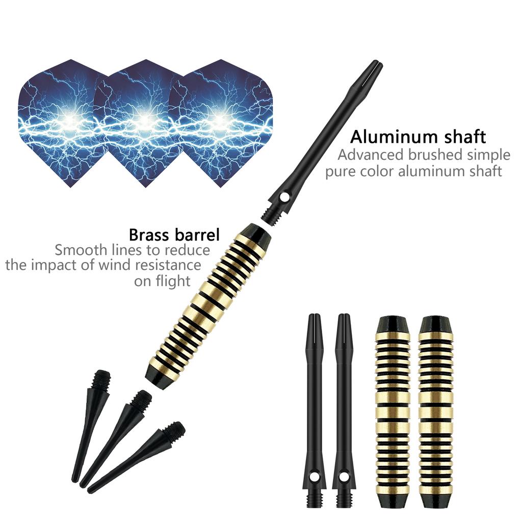 Soft Tip Darts Set Aluminum Shaft Professional Darts Plastic Tip Sets 2BA Replacement Tips