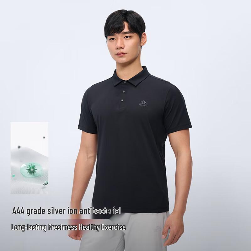 Pelliot Men's Outdoor Quick-Dry Anti-UV Polo Shirt