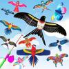 35cm Large Eagle Kites Cartoon Flying Bird Kites Plastic Eagle Kite Garden Outdoor Sports