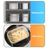 304 Stainless Steel Vacuum Fresh-keeping Box Heatable Bento Lunch Box Refrigerator Sealed Food Container With Lid
