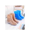 Женские уличные нескользящие и водонепроницаемые резиновые сапоги с коротким голенищем