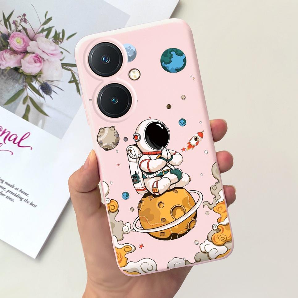Soft Silicone Covers For Vivo Y27 Y36 4G 5G Case Bumper Shell Cartoon Child Fashion Soft TPU Silicone Etui For Vivo Y36 5G Y 27