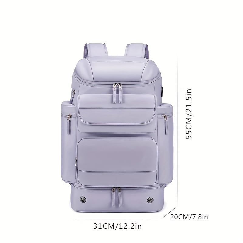 Women Men's Travel Backpack, Large Capacity Hiking Backpack, Business Laptop Backpack, Waterproof Backpack With Shoe Compartment