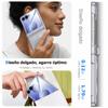 Slim Magnetic Case with Rotating Ring Stand and Full Hinge Protection for Samsung Galaxy Z Flip 8-Grey