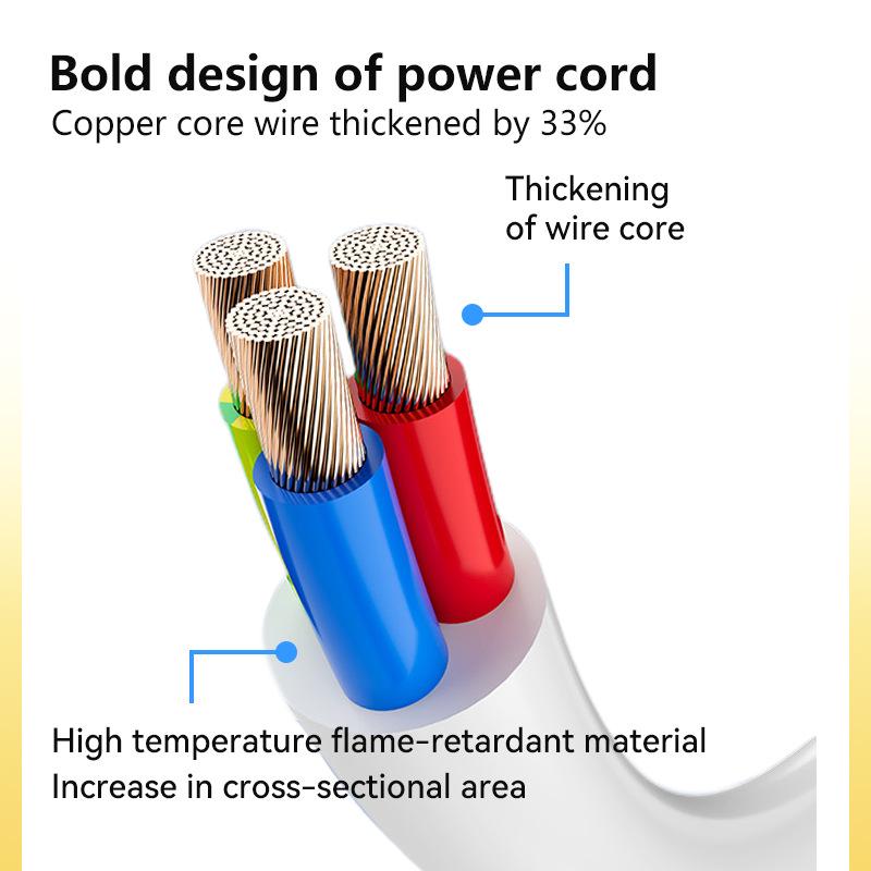 2500W European Power Strip with Switch, Lightning & Surge Protection, German Standard Socket