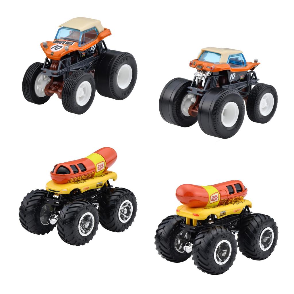 Hot Wheels Monster Truck Assortment мини-автомобили, проданные в возрасте 164 лет [8 коробок] [3 штуки] 984C-FYJ44