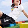 Nike Футболка с коротким рукавом и круглым вырезом с принтом из мультфильма, детские топы, белая DX7623-100