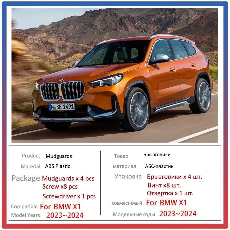 Автомобильные брызговики для BMW X1, аксессуары 2023 2024 U11 U12, автомобильные брызговики, передние и задние брызговики, брызговики, грязевое крыло, автомобильные аксессуары, брызговики