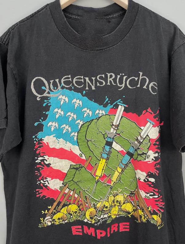 Queensryche Empire 1991 Мировой тур S to 5XL Футболка Унисекс Футболка