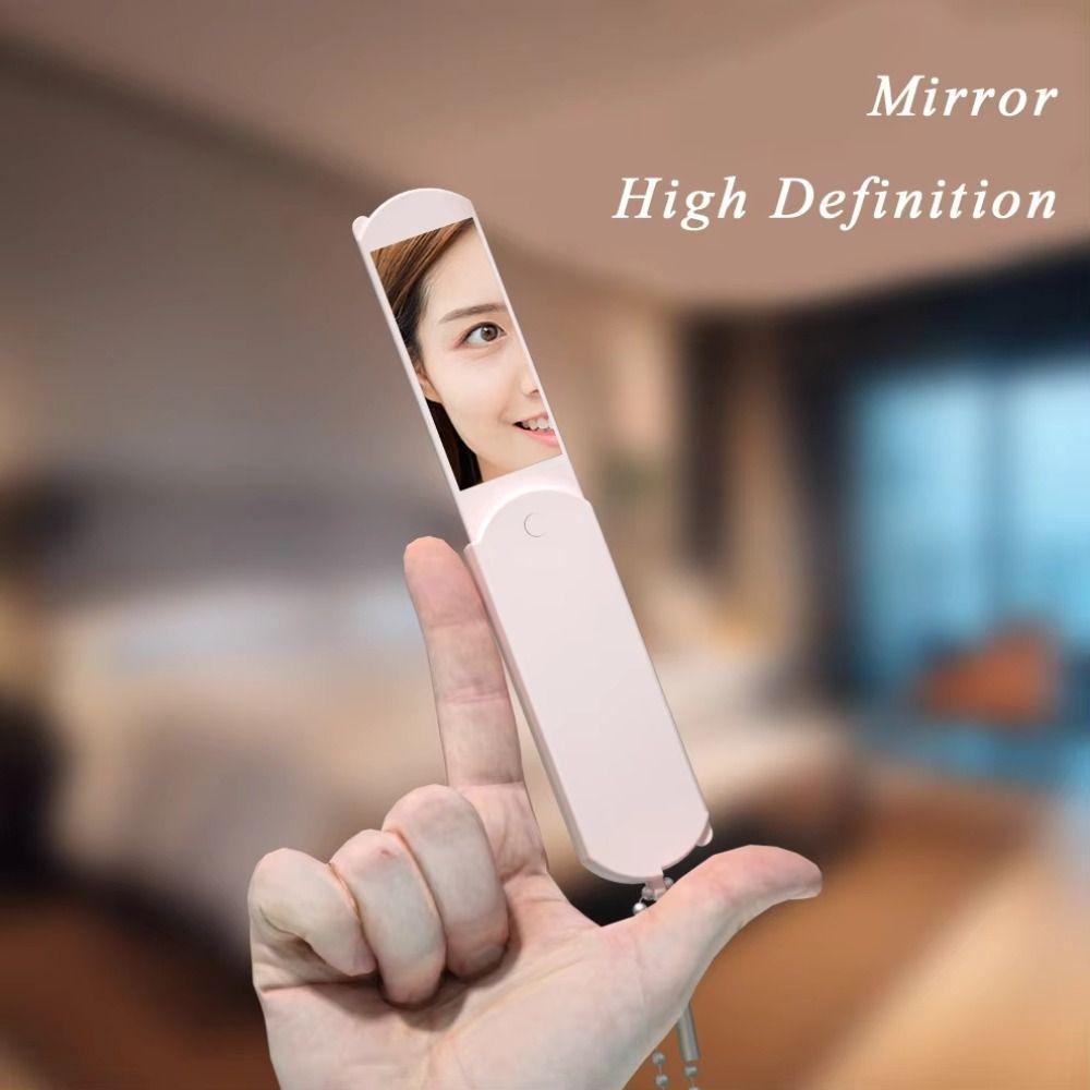 2 in 1 Makeup Mirror with Mirror Massage Comb Portable Hair Combs for Travel