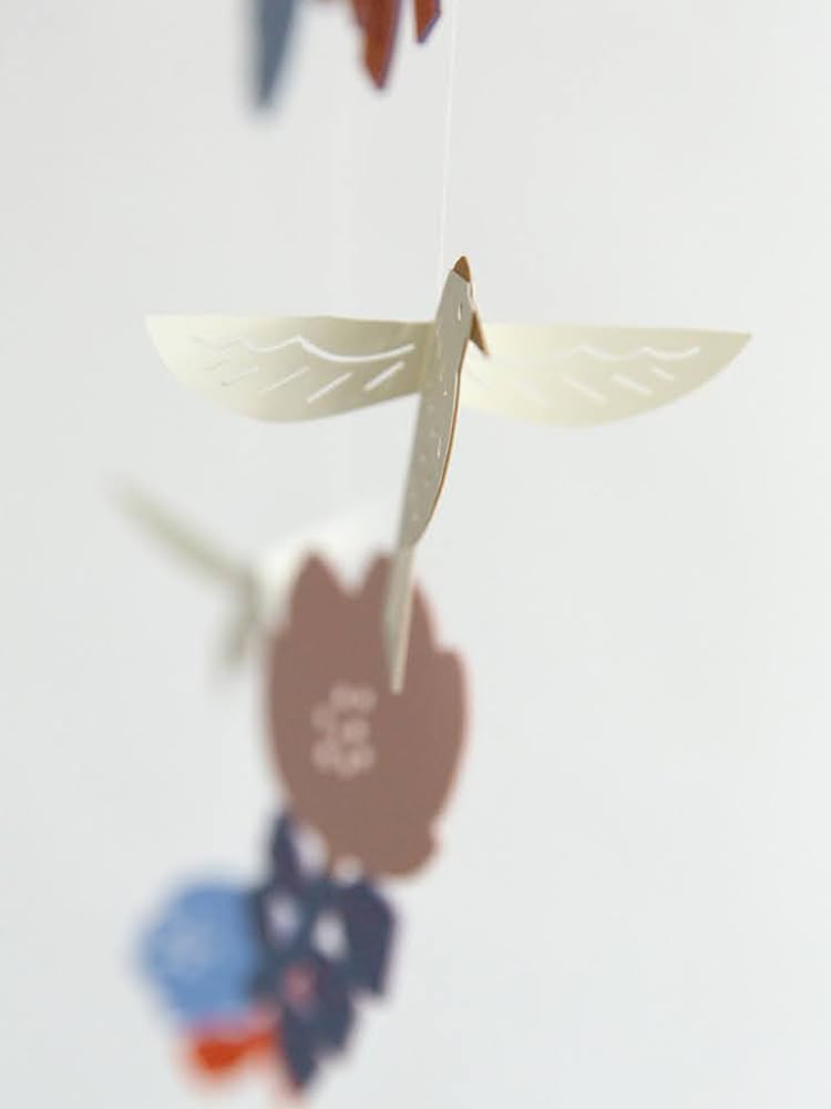 Mobile "Flowers and Hummingbird" Adult Interior W30cm x H53cm Mobile Brand Born in Japan