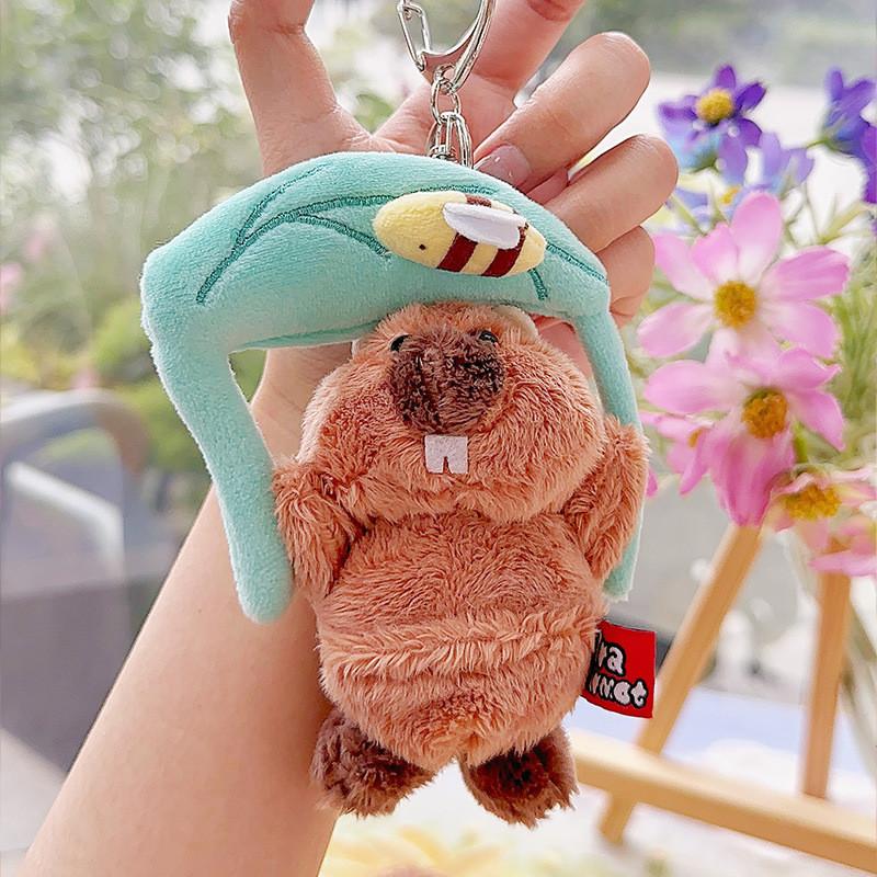 Jinnew Ural Marmot Brave Deep Forest Series Parachute Plush Keychain Gift For