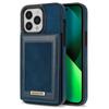 N.BEKUS For iPhone 16 Pro Max Card Slots Case RFID Blocking Leather+TPU Kickstand Phone Cover