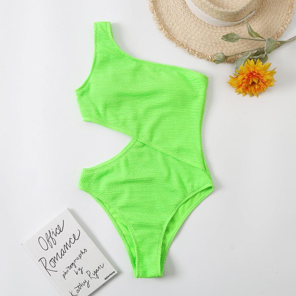Bikini Women's Summer Sexy One Piece Swimsuit One Shoulder Women's Beachwear