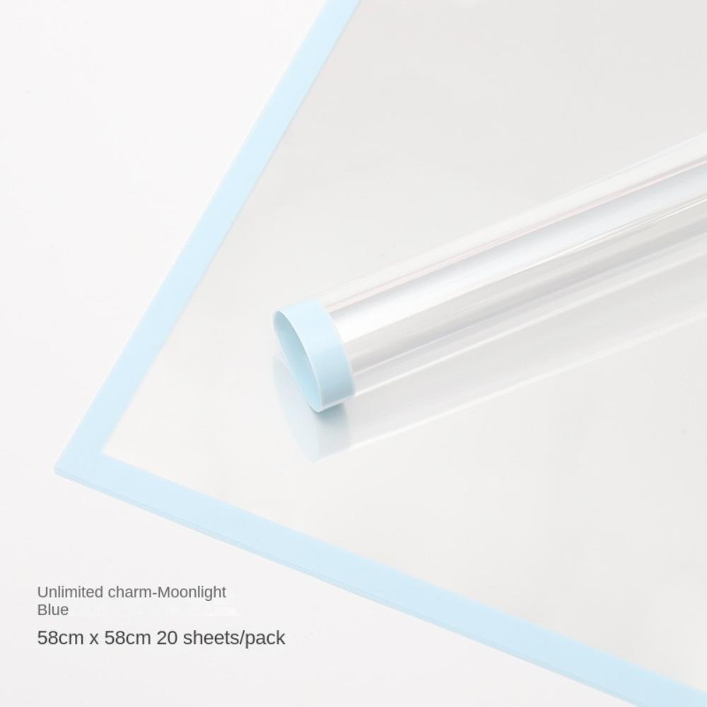 PVC Film Bouquet Packing Bag Craft Flower Packaging Bag Flower Wrapping Paper Roll Mother's Day