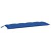VidaXL Coussin de Banc de Jardin, Revêtement de Banc avec Jeux de Cordes, Coussin d'Extérieur Imperméable, Bleu Royal 361612
