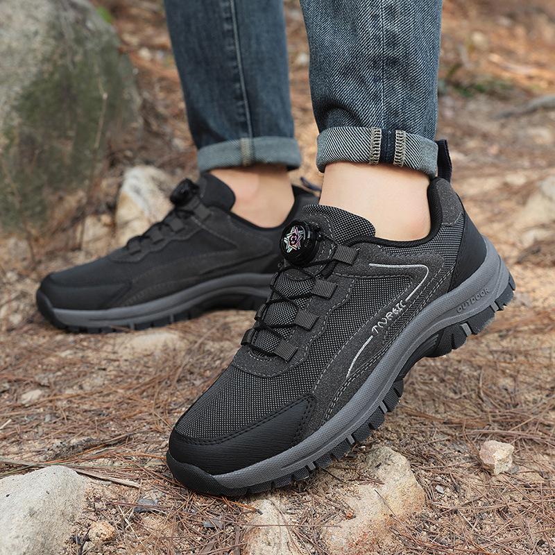 Новая модная мужская и женская обувь износостойкая и дышащая беговая обувь универсальная вращающаяся кнопка повседневная обувь