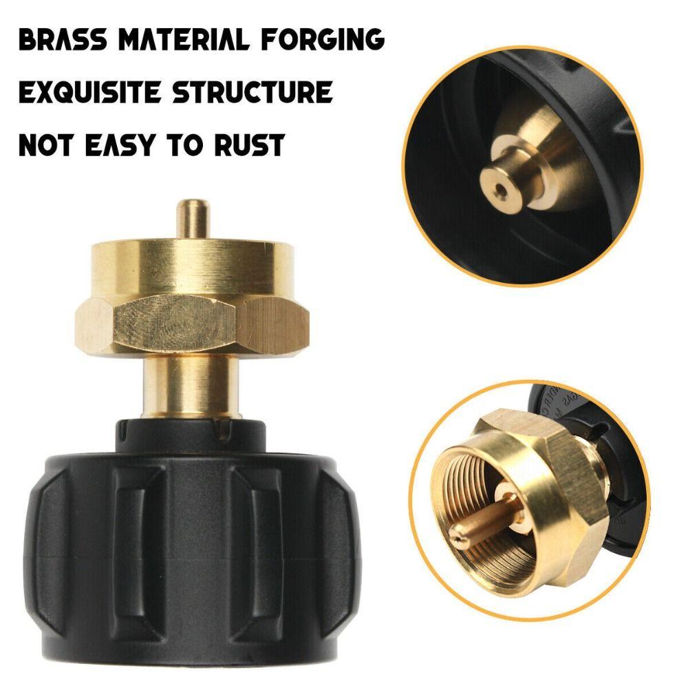 High Safety Propane Refill Adapter Brass Propane Bottle Adapter  Heating Needs