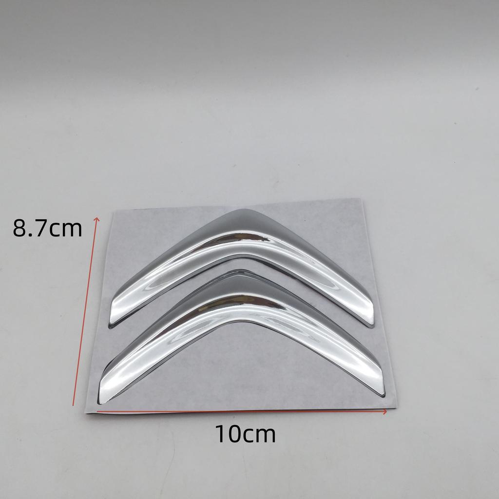 1pcs 3D metal for Citroen Car Front Hood Emblem Bonnet Sticker Rear tail Trunk Badge Decal Styling auto accessories