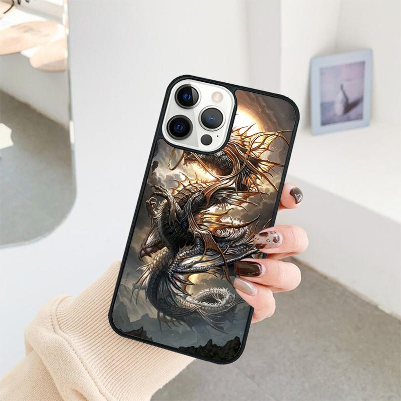 Легендарный Китайский Дракон Чехол для Телефона Для iPhone 17 Air 16 15 14 11 12 13 Pro MAX Plus coque Обложка Корпус