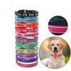 Pet Dog Embroidery Anti-lost Nylon Reflective Collar