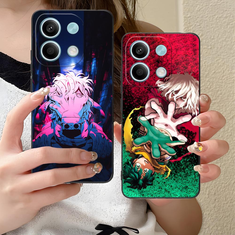 Hero Academia Tomura Shigaraki Phone Case for Xiaomi Redmi Note 14 13 12 11 A5 3 2 1 Pro Plus 4G 5G Colour Protective Cellphones