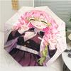 Nezuko Demon Slayer Kanroji Mitsuri Print Automatic Umbrella, 8 Rib Iron Frame, Plastic Handle, Suitable for Outdoor Travel &Daily , Ideal Gift