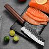 Forging Stainless Steel Chef Knife Wood Handle Cleaver Slicer Peeling Fruit Knife Sushi Fish Raw Cutter Kitchen Cooking Knives