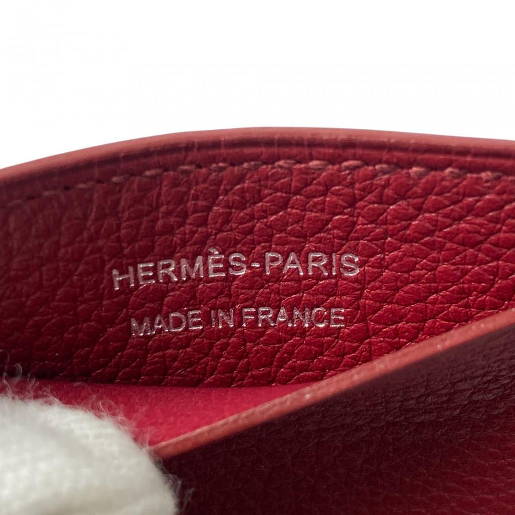 Подержанный кошелек HERMES Красная серия Evercolor Женский