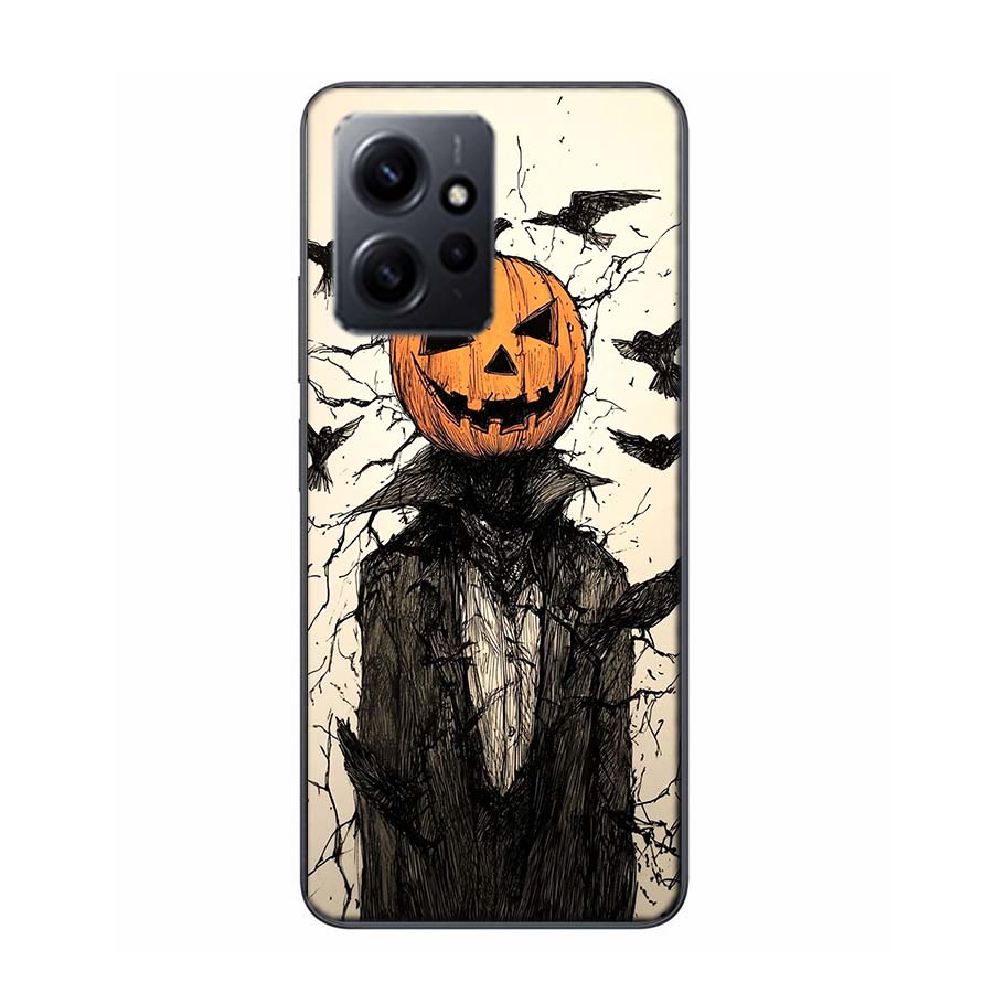 Halloween Pumpkin Man is Here Phone Case For Redmi Note 14 15 Pro 5G 13 12 Pro Plus 11 11T 11E 11S 10 Pro 10S 9 9S Cover Cell Cl