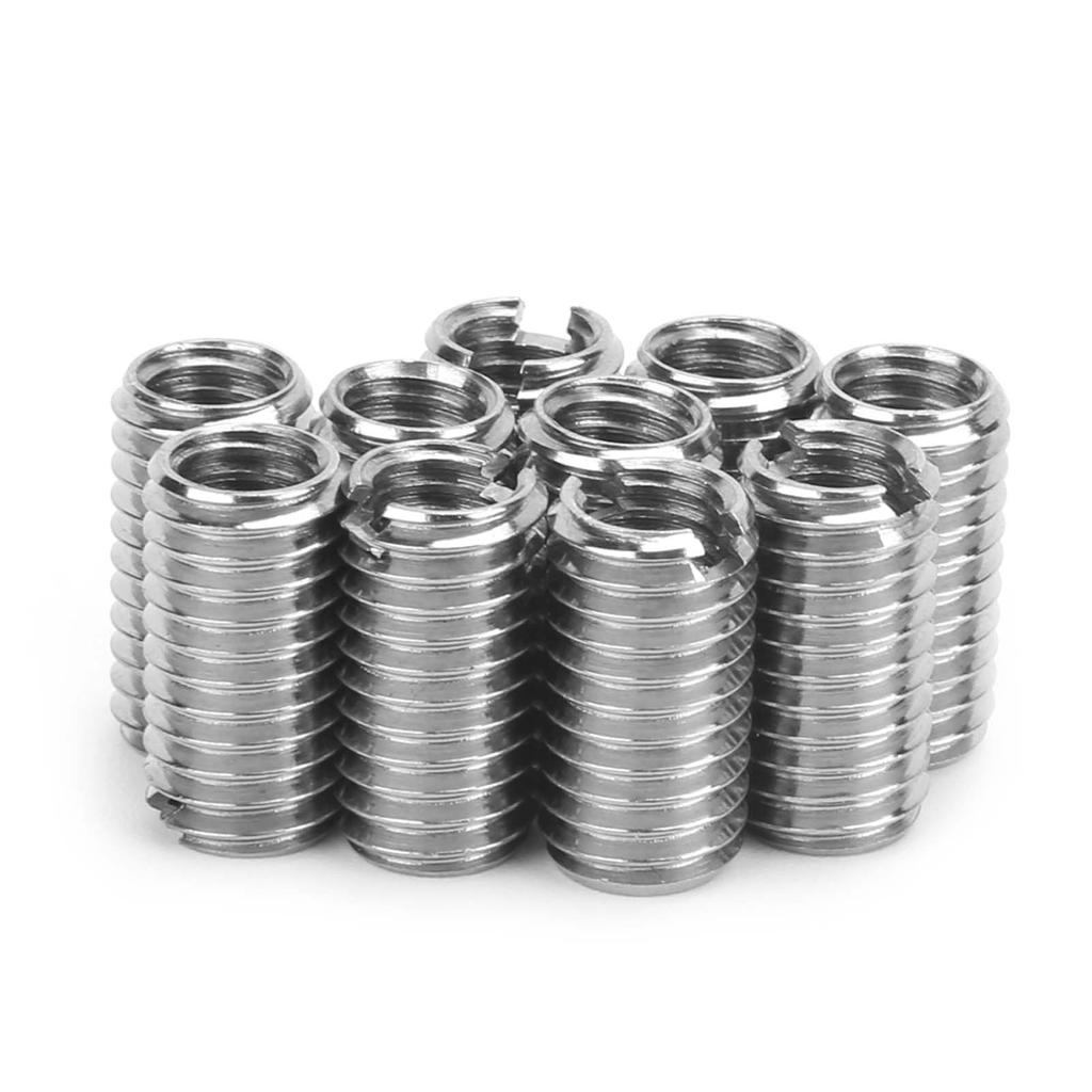 10Pcs Thread Inserts Male Female Reducing Nut Stainless Steel Repair Tool Industrial Hardware