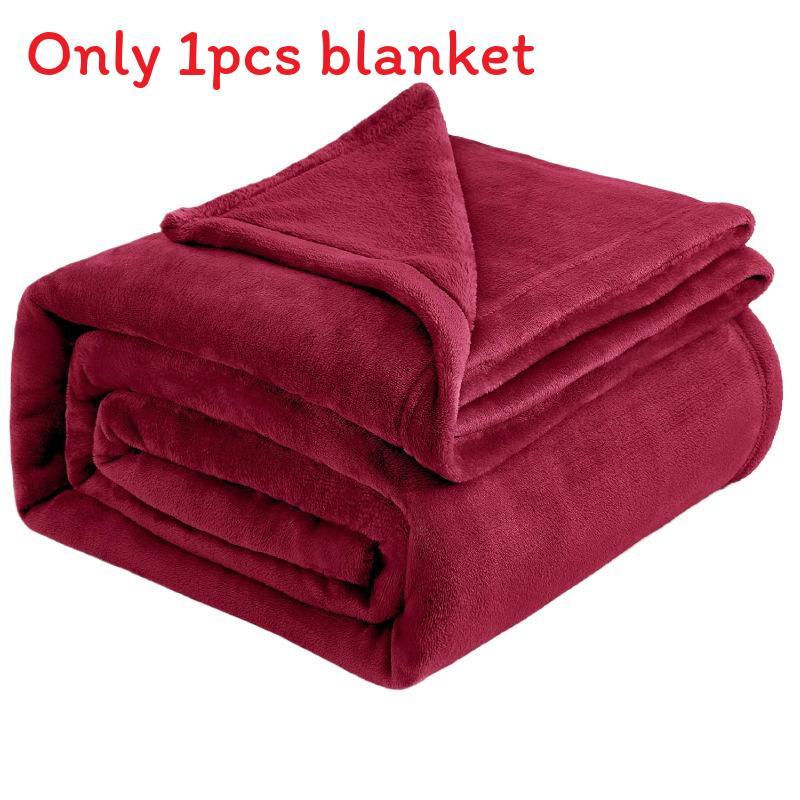 Плюшевое одеяло легкого дизайна для декора гостиной