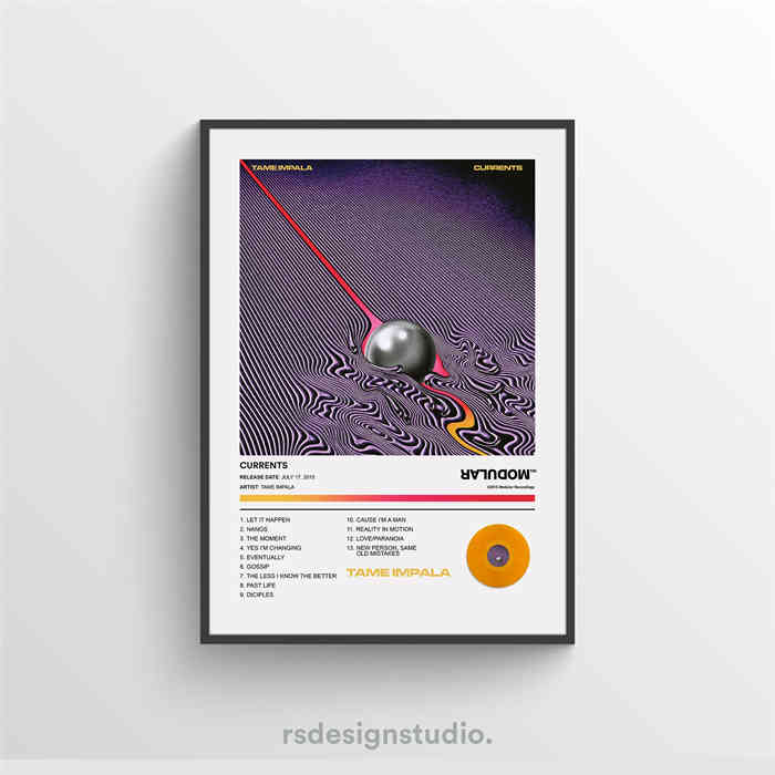 Поп-группа певица Tame Impala постеры Currents музыкальная обложка альбома эстетические картины для комнаты холст живопись искусство домашний декор стен