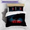 Alien 3pcs Bedding Set Duvet Cover Closure Includes 1 Duvet Cover & 2 Pillowcases for All Seasons Bedroom Home Dorm Decor
