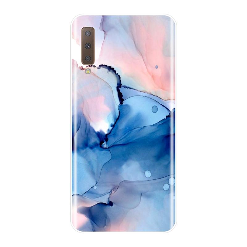 Чехол для телефона Samsung Galaxy A3 A5 A7 2016 2017, Мягкая силиконовая задняя крышка с мраморным рисунком для Samsung Galaxy A6 A8 Plus 2018 A5 A7