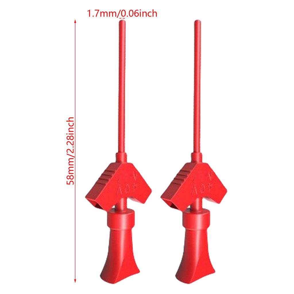 2 шт. SMD IC Test Hook Clip Внутренняя пружина Мини-захват для перемычки Тестовый провод Аксессуар Логический анализатор Электронное тестирование