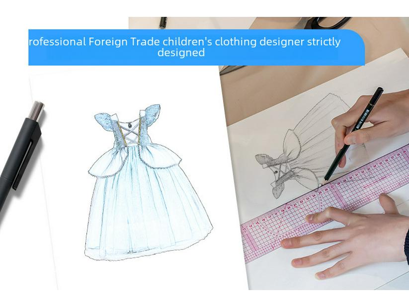 Платье Золушки и принцессы для косплея для девочек – пушистая сетка с длинными волосами Софии