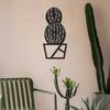 Cactus Metal Wall Art, Metal Wall Decor, Succulent Wall Art, Living Room Wall Art, Home Decor Wall Art, Geometric Cactus, Cactus Wall Decor