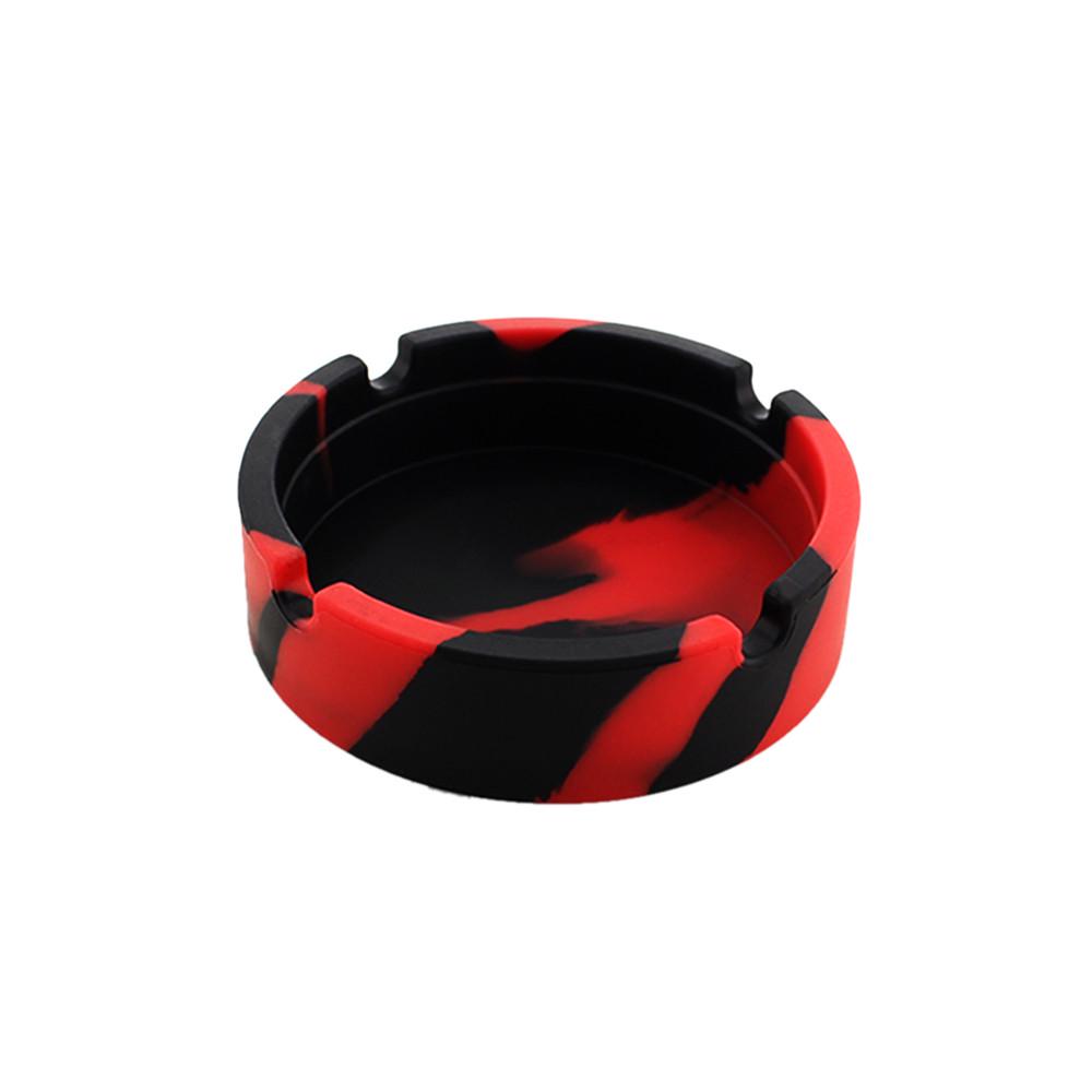 Silicone Rubber High Temperature Heat Resistant Round Design Ashtray