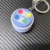 Брелок-кликкер Fidget Clicker с 2 ячейками, мини-поп-пузырь, сенсорная игрушка, милая игровая консоль, снятие стресса для детей и взрослых, карманная настольная G-игрушка