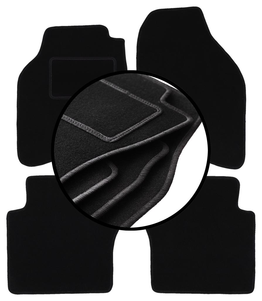 Set of velour floor mats for: Honda City IV sedan (2002-2008)