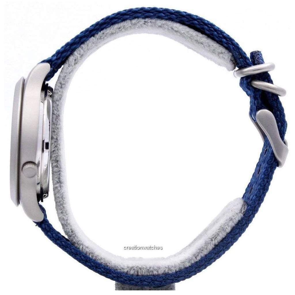 Восстановленные мужские часы Seiko 5 Military Automatic с нейлоновым ремешком SNK807K2