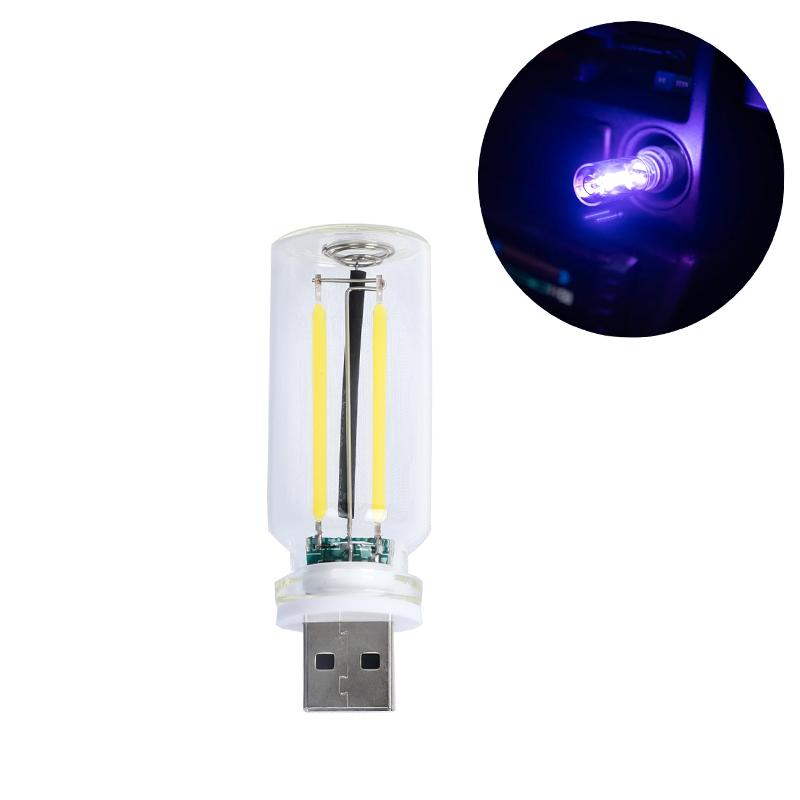 USB Автомобильная Светодиодная Лампа с Эффектом Пламени Огня E27 Имитация Естественного Мерцания Лампа Декор Портативная Plug and Play Декоративная Для Экологичного Освещения Инструменты