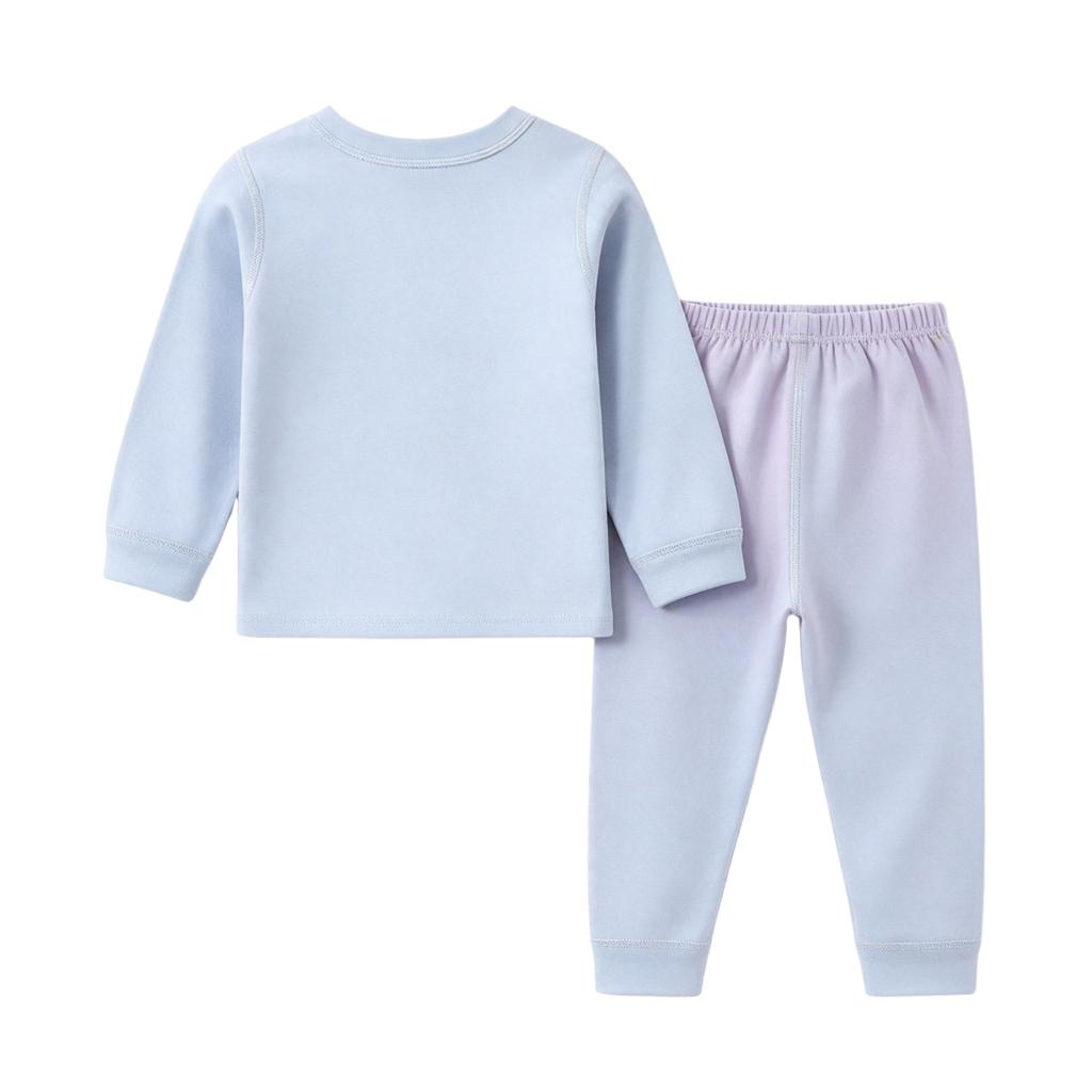 Boys and Girls Cute Printed Pajama Set, 2-Piece Sleepwear and Sportswear Outfit for Lounging and Play