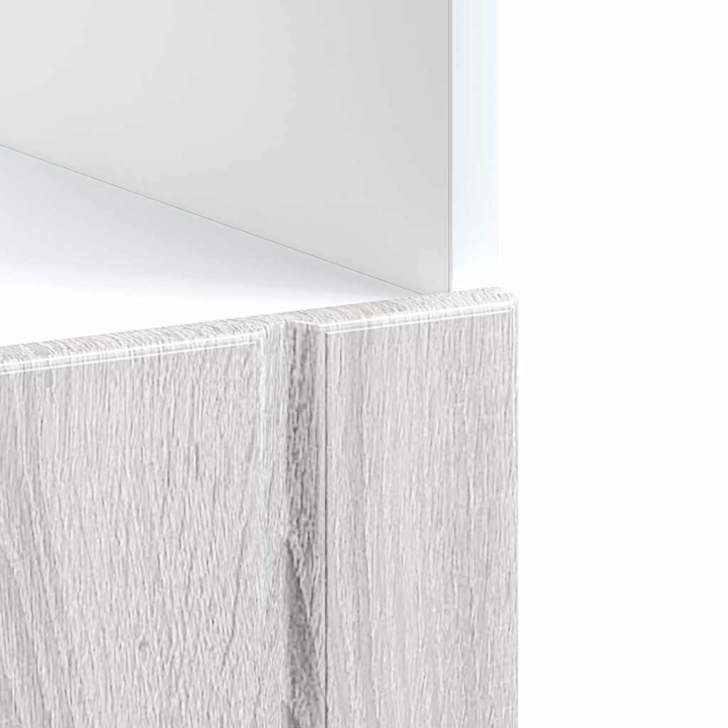 Herdumbauschrank Lucca Grey Sonoma Particleboard