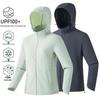 7A Антибактериальная летняя защита от солнца Легкая куртка с капюшоном для рыбалки для мужчин и женщин