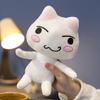 Милая Плюшевая Игрушка Кот Торо Иноуэ Пара Черно-Белый Кот Плюшевая Игрушка Улыбающиеся Мультяшные Животные Куклы Украшение Комнаты Подарок на День Рождения