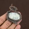 Dendrite Opal Handmade Copper Wire Wrap Jewelry Pendant 2.84" V5w94